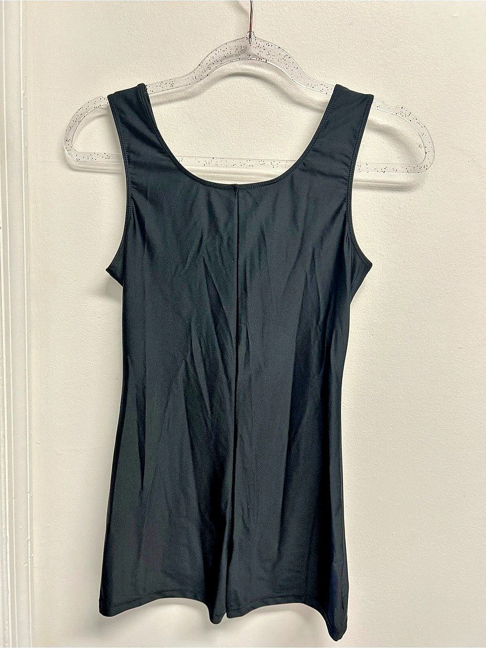 Peerise Black Biketard 21Tank Romper Size Medium NWT